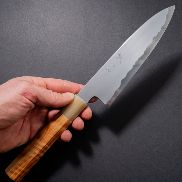 Tetsujin Blue #2 Kasumi Gyuto 180mm Riisgaard Ceder Handle