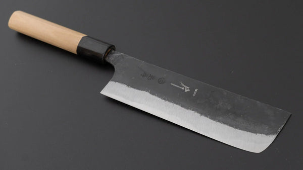 Hitohira Onihiro Blue #1 Nakiri 135mm Ho Wood Handle (D-Shape) Product vendor
