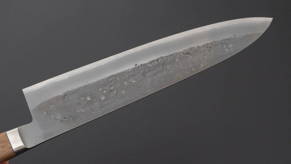 Hitohira TD Blue #2 Stainless Clad Nashiji Yo Gyuto 240mm Walnut Handle Product vendor
