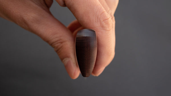 Hitohira NM Tsuchime Santoku 130mm Wine Pakka Handle (No Bolster) Product vendor