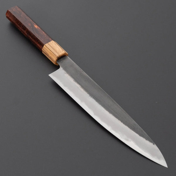 Hitohira Hinode Nashiji White #2 Stainless Clad Sujihiki 210mm Wood Handle Product vendor