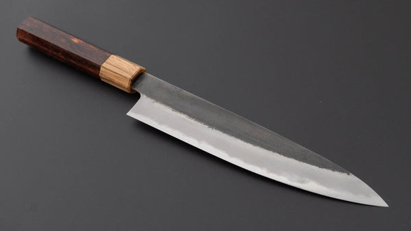 Hitohira Hinode Nashiji White #2 Stainless Clad Sujihiki 210mm Wood Handle Product vendor