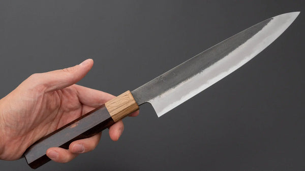Hitohira Hinode Nashiji White #2 Stainless Clad Sujihiki 210mm Wood Handle Product vendor