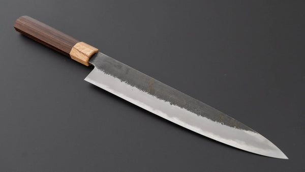 Hitohira Hinode Nashiji White #2 Stainless Clad Sujihiki 240mm Wenge Handle Product vendor