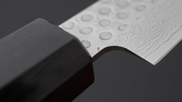 Hitohira HG Tsuchime Damascus Petty 150mm Walnut Handle