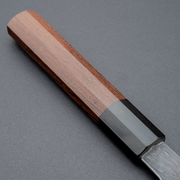 Isamitsu White #1 Stainless Clad Kurouchi Sujihiki 270mm Tagayasan Handle
