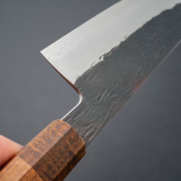Isamitsu White #1 Stainless Clad Kurouchi Gyuto 195mm Laburnum Handle