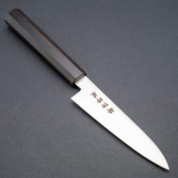 Hitohira Imojiya TH Stainless Petty 120mm Ebony Handle (Wa)