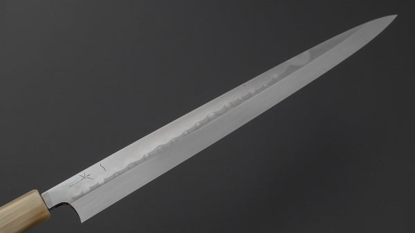 Hitohira Togashi White #2 Mizu Honyaki Fugubiki 300mm Ebony Handle (Old Stock)