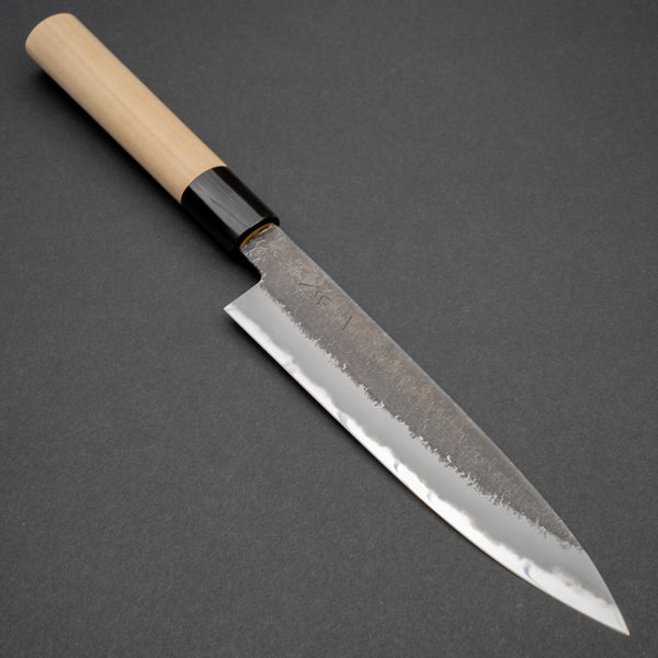 Hitohira Hinode Nashiji White #2 Petty 180mm Ho Wood Handle (Oval)