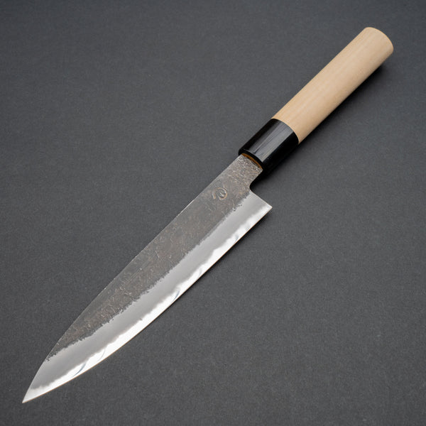 Hitohira Hinode Nashiji White #2 Petty 180mm Ho Wood Handle (Oval)