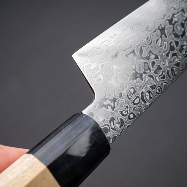 Hitohira HG Damascus Nakiri Ho Wood Handle