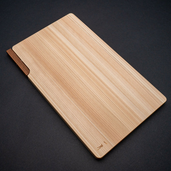 Hitohira Hinoki Thin Cutting Board with Stand (Small)