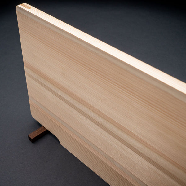 Hitohira Hinoki Thin Cutting Board with Stand (Large)