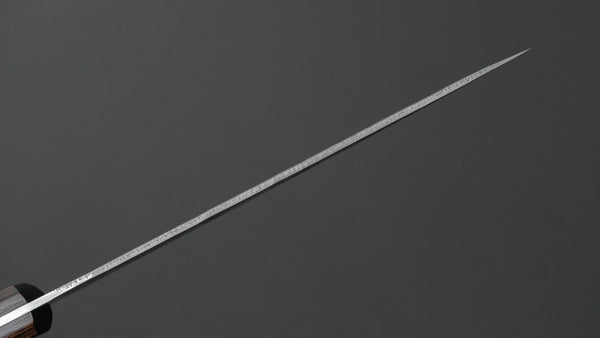 Hitohira Futana S3 Nashiji Petty 135mm Brown Pakka Handle (No Bolster)