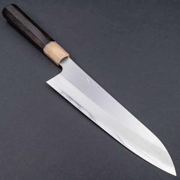 Hitohira Silver #3 Nashiji Gyuto 210mm Ebony Handle Product vendor