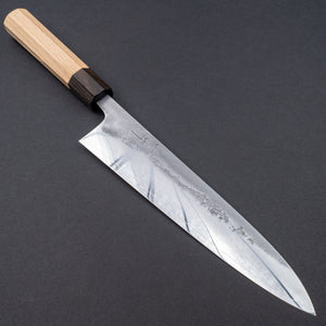 Hitohira Nihei SLD Nashiji Migaki Gyuto 240mm Chestnut Handle Product vendor