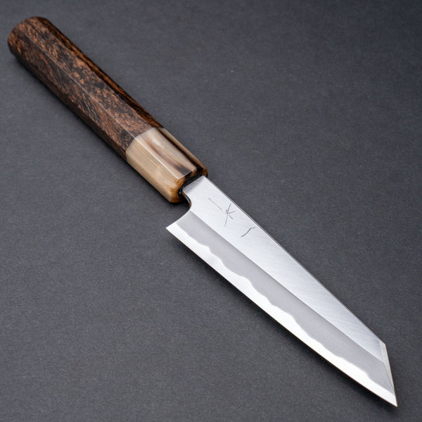 Hitohira Tanaka Kyuzo Blue #1 Migaki Kiritsuke Petty 130mm Ziricote Handle Product vendor