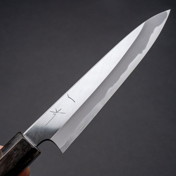 Hitohira Tanaka Kyuzo Blue #1 Migaki Petty 150mm Ziricote Handle Product vendor