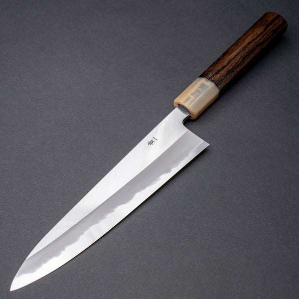 Hitohira Tanaka Kyuzo Blue #1 Migaki Gyuto 210mm Ziricote Handle Product vendor