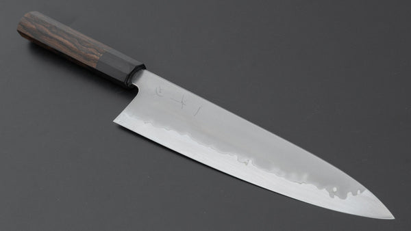 Hitohira Tanaka Izo Blue #1 Stainless Clad Gyuto 240mm Ziricote Handle Product vendor