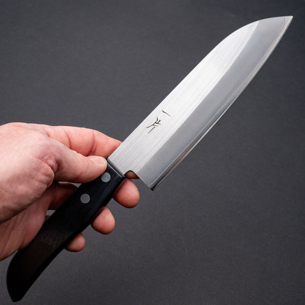 Hitohira Futana SLD Migaki Santoku 165mm Pakka Handle (No Bolster) Product vendor