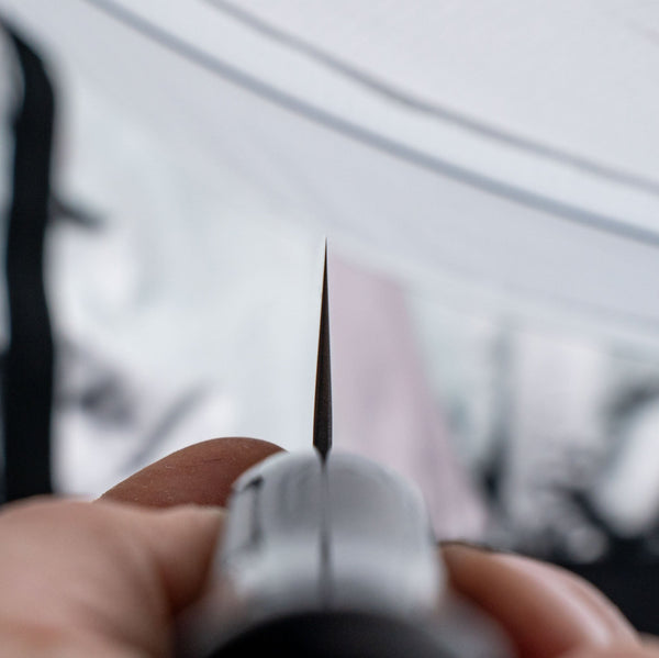 Hitohira Futana SLD Migaki Santoku 165mm Pakka Handle (No Bolster) Product vendor