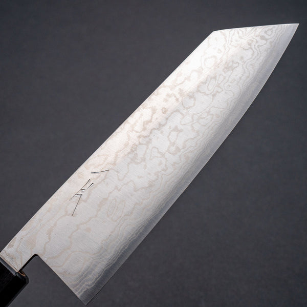 Hitohira Harima Forged Blue #2 Nickel Damascus Bunka Walnut Handle Product vendor