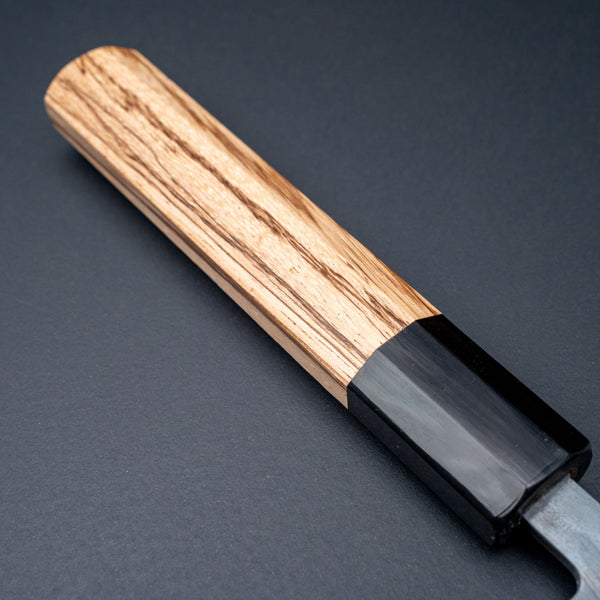 Hitohira TD Blue #2 Stainless Clad Kurouchi Sujihiki 270mm Zebrawood Handle Product vendor