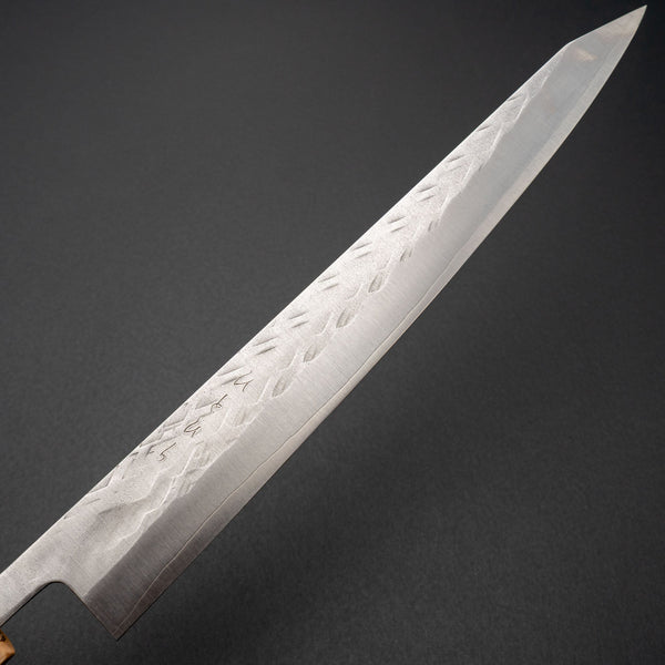 Hitohira TD SLD Tsuchime Sujihiki 240mm Walnut Handle Product vendor
