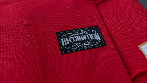 HI - CONDITION Hanpu Canvas 6 Pockets Knife Roll Red - Tetogi