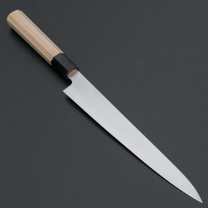 Hitohira Ashi Swedish Stainless Sujihiki 240mm Ho Wood Handle - Tetogi