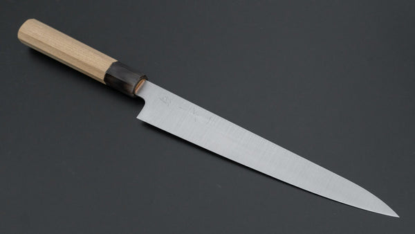 Hitohira Ashi White #2 Sujihiki 240mm Ho Wood Handle - Tetogi