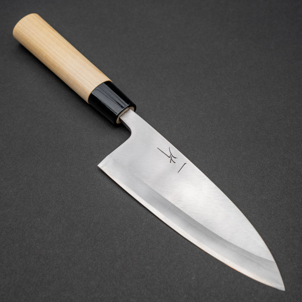 Hitohira Carbon Deba 150mm Ho Wood Handle - Tetogi