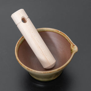 Hitohira Echizen - Yaki Daikon Grater with Saucer - Tetogi