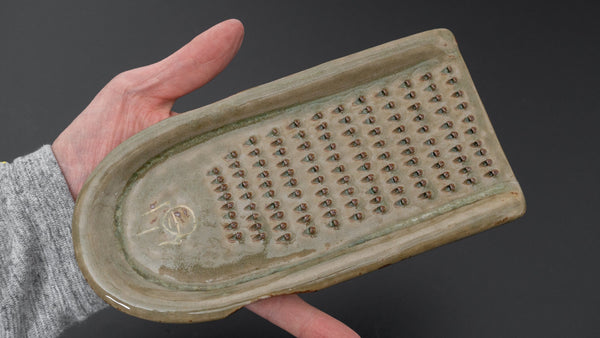 Hitohira Echizen - Yaki Daikon Grater with Saucer - Tetogi