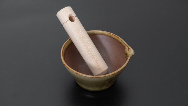 Hitohira Echizen - Yaki Sesame Mortar Small - Tetogi