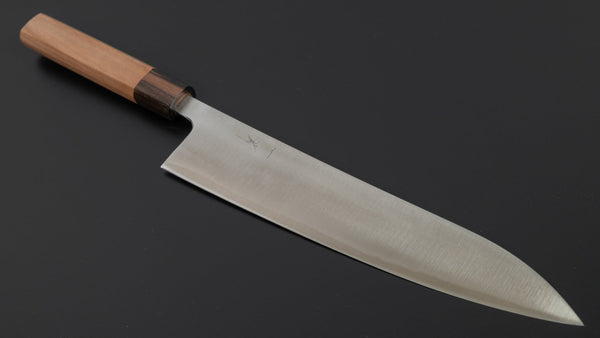 Hitohira Futana S3 Migaki Gyuto 240mm Cherry Wood Handle - Tetogi