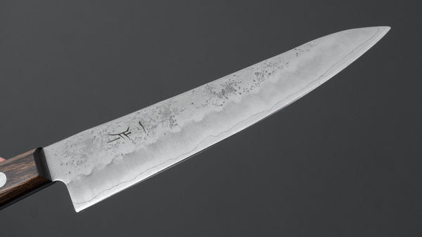 Hitohira Futana S3 Nashiji Petty 135mm Brown Pakka Handle (No Bolster) - Tetogi