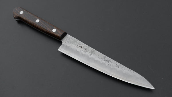 Hitohira Futana S3 Nashiji Petty 135mm Brown Pakka Handle (No Bolster) - Tetogi