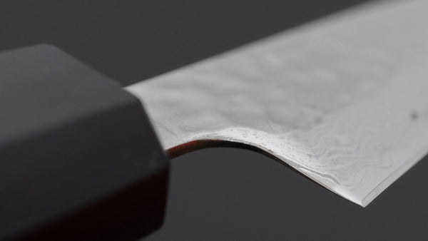 Hitohira Futana S3 Tsuchime Damascus Petty 135mm Walnut Handle - Tetogi
