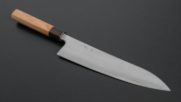 Hitohira Futana SB Migaki Gyuto 210mm Cherry Wood Handle - Tetogi