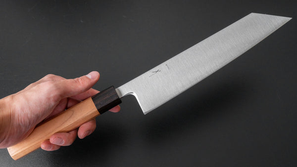 Hitohira Futana SB Migaki Kiritsuke Gyuto 210mm Cherry Wood Handle - Tetogi