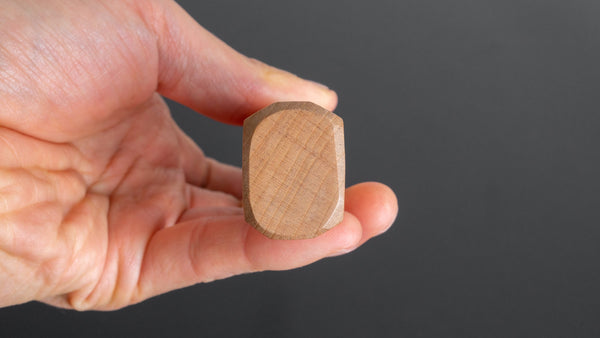 Hitohira Futana SB Migaki Nakiri 165mm Cherry Wood Handle - Tetogi