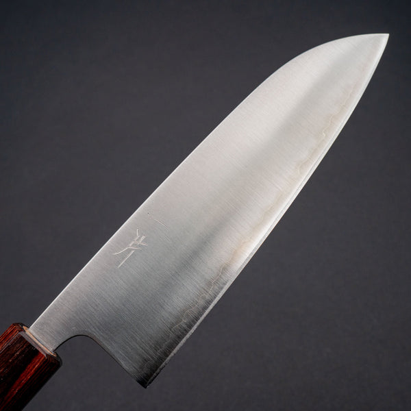 Hitohira Futana SB Migaki Santoku 170mm Keyaki Zelkova Handle - Tetogi