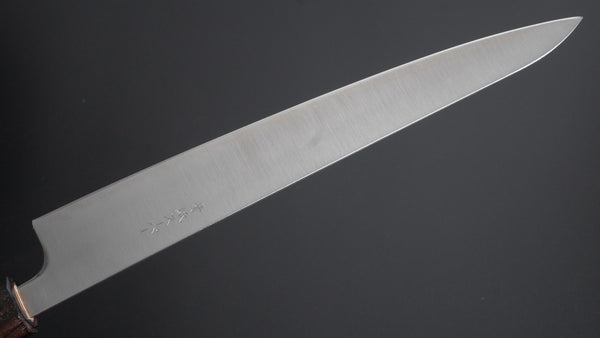 Hitohira Futana SB Migaki Sujihiki 240mm Cherry Wood Handle - Tetogi