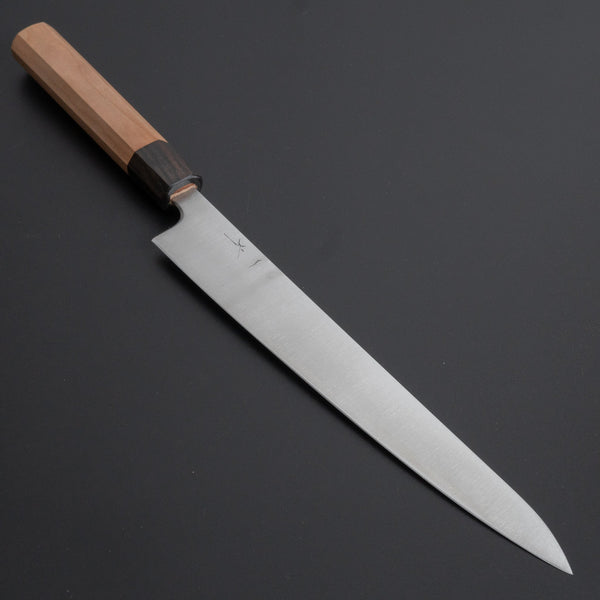 Hitohira Futana SB Migaki Sujihiki 240mm Cherry Wood Handle - Tetogi