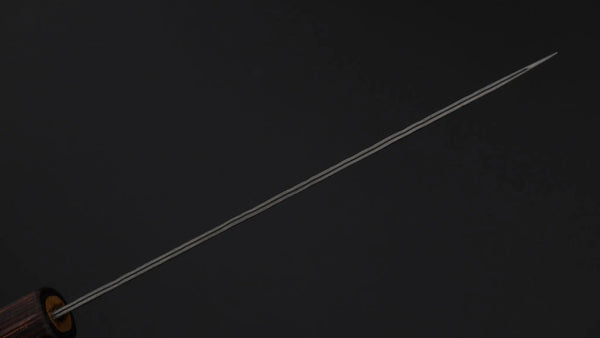 Hitohira Futana Stainless Tsuchime Damascus Petty 135mm Keyaki Zelkova Handle - Tetogi