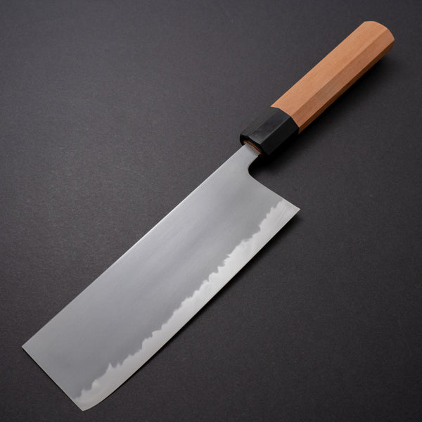 Hitohira Gorobei Izo White #2 Nakiri Yakusugi Cedar Handle - Tetogi