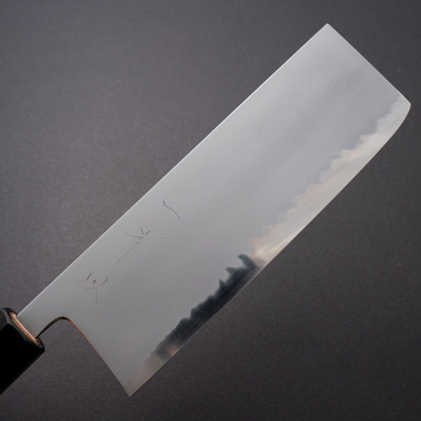 Hitohira Gorobei Izo White #2 Nakiri Yakusugi Cedar Handle - Tetogi